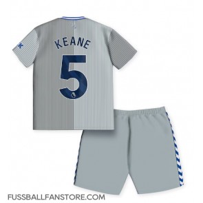 Everton Michael Keane #5 Replik 3rd trikot Kinder 2023-24 Kurzarm (+ Kurze Hosen)